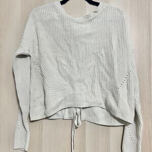 Lucky Brand Cream Knit Sweater Size Medium